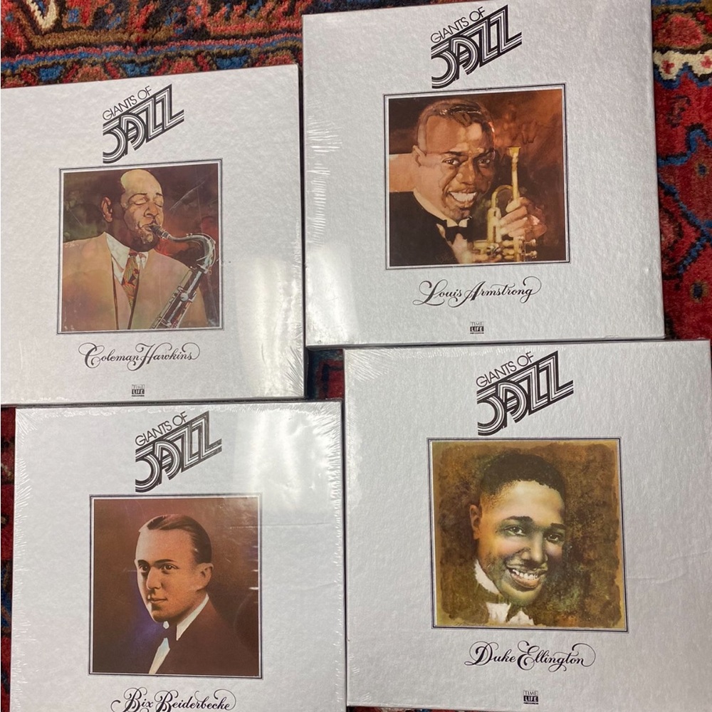 Giants Of Jazz box sets (4 sets of vinyl records)